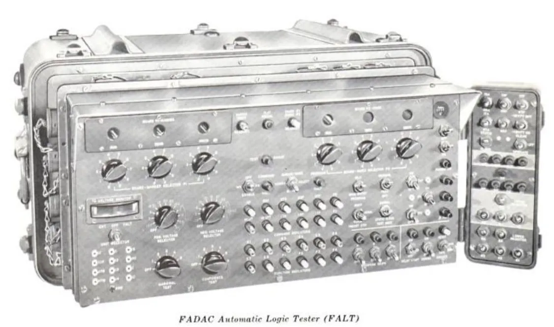 Picture of the FALT test computer