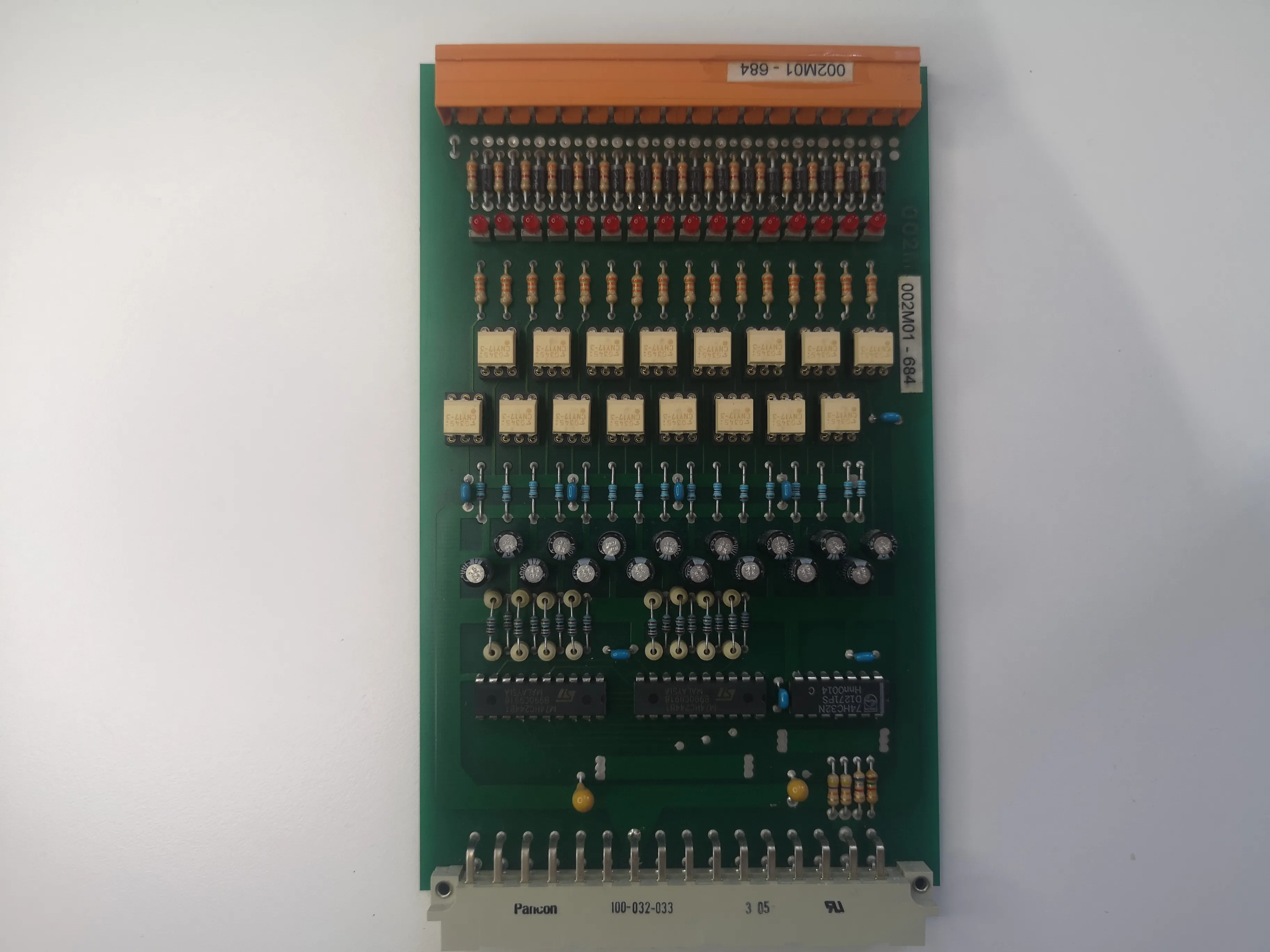Image of the optocoupler board
